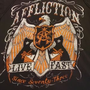 Men's large Affliction t-shirt.